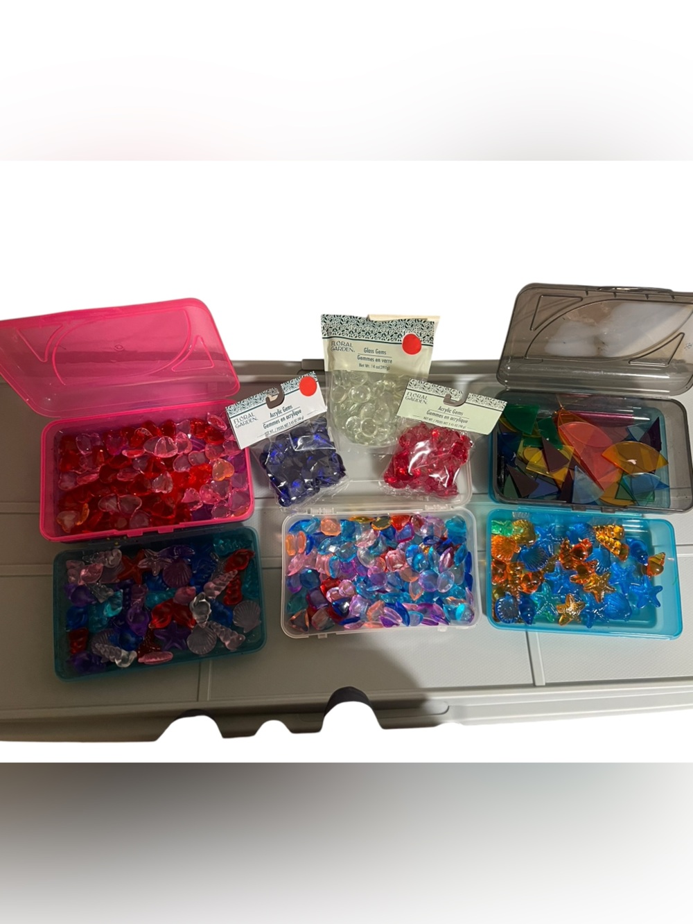 Acrylic Gems & Shapes Lot - Learning Manipulatives, Crafts, Light Table, Decor